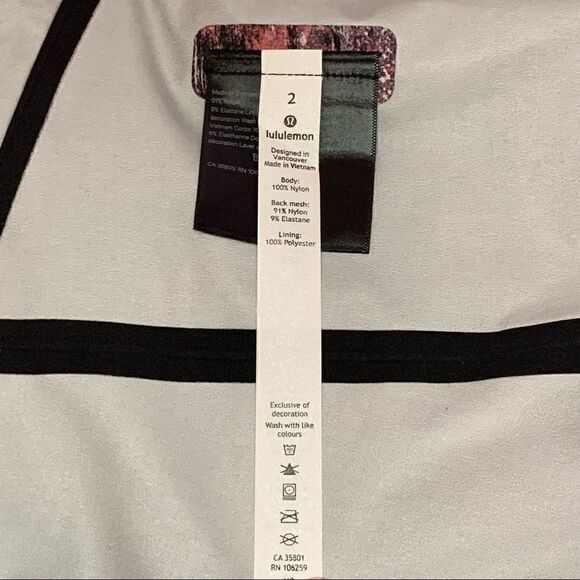 Lululemon The Rain Is Calling Jacket II in Azurite Poppy Coral Multi - Picture 9 of 11